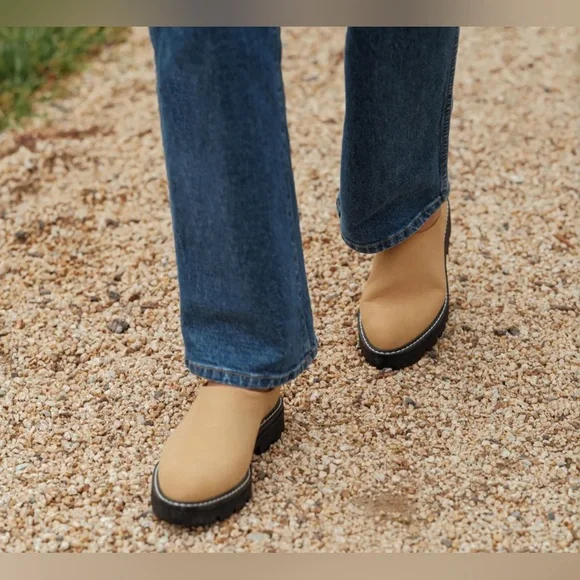 JENNI KAYNE Oiled Leather Lug Sole Mule - Picture 2 of 5